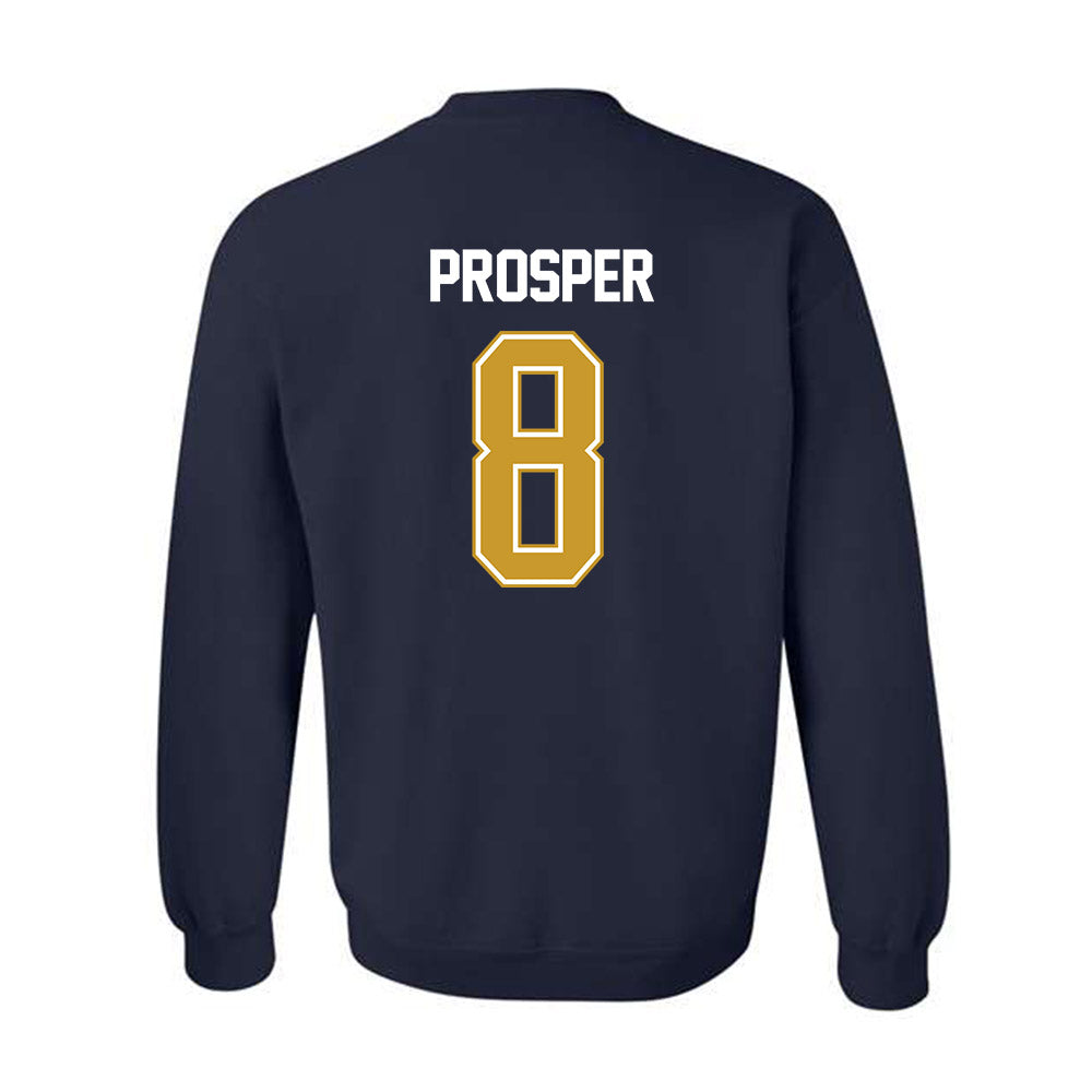 Notre Dame - NCAA Women's Basketball : Cassandre Prosper - NCAA® March Madness® 2025 Shersey Crewneck Sweatshirt-1