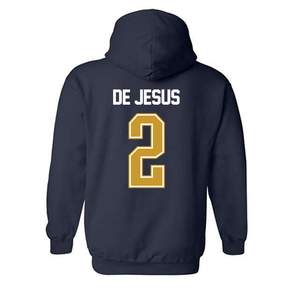 Notre Dame - NCAA Women's Basketball : Vanessa de Jesus - NCAA® March Madness® 2025 Shersey Hooded Sweatshirt-1