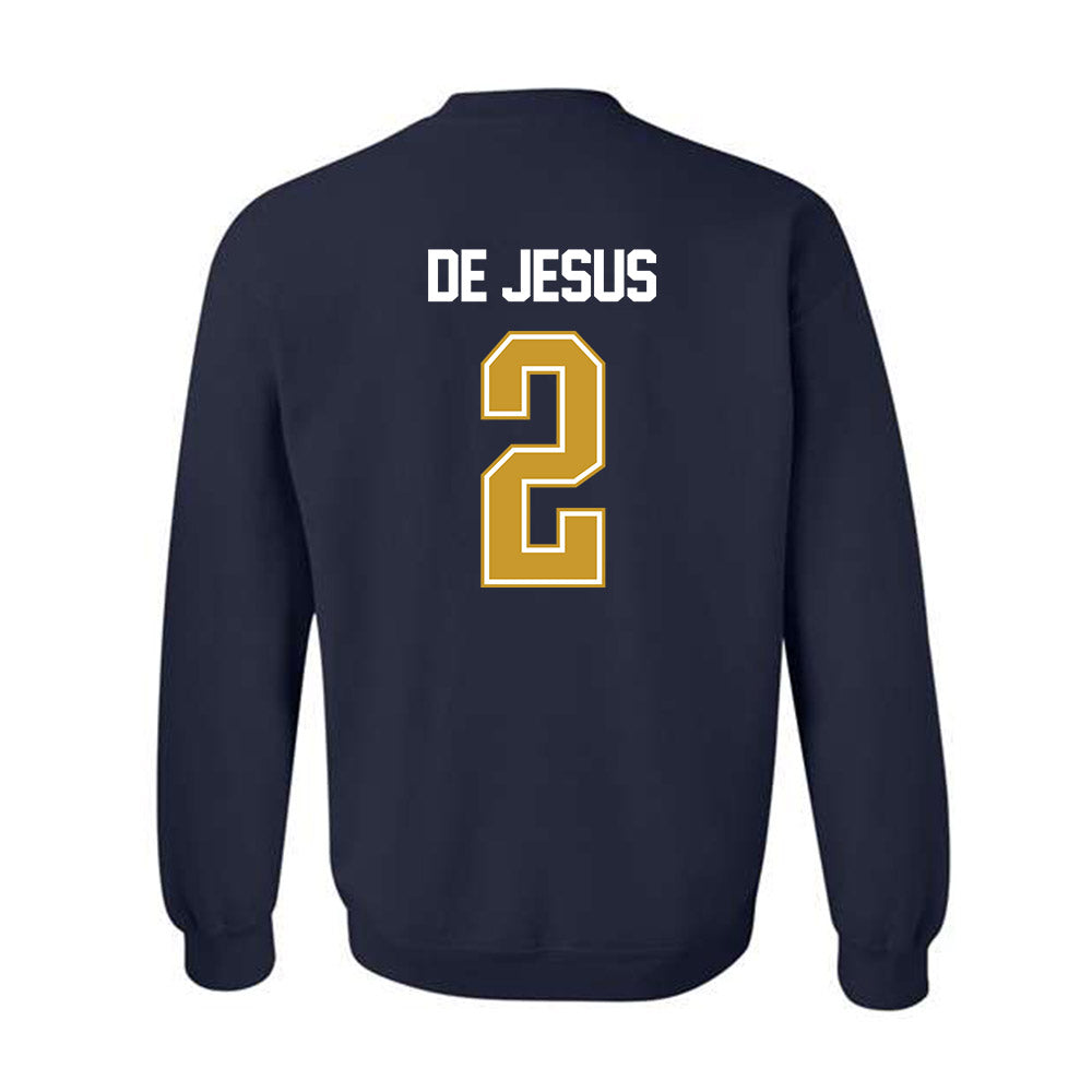 Notre Dame - NCAA Women's Basketball : Vanessa de Jesus - NCAA® March Madness® 2025 Shersey Crewneck Sweatshirt-1