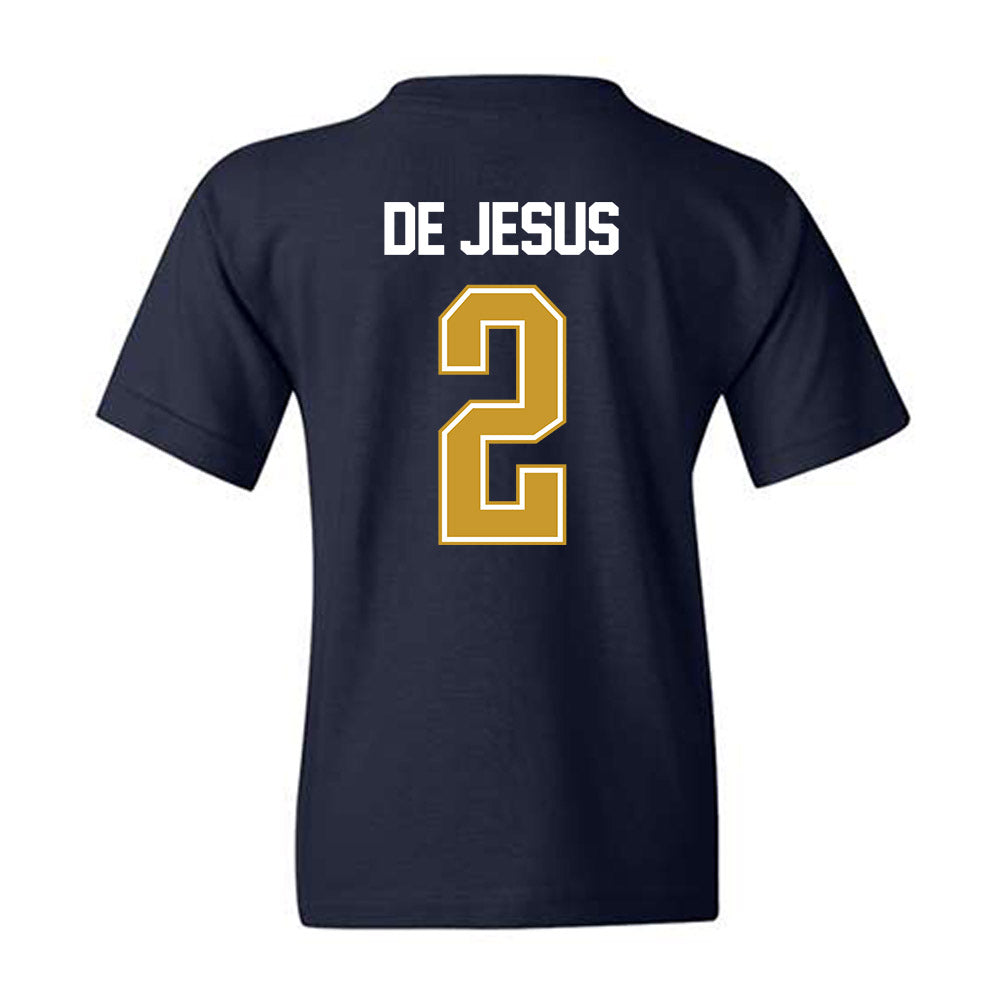 Notre Dame - NCAA Women's Basketball : Vanessa de Jesus - NCAA® March Madness® 2025 Shersey Youth T-Shirt-1
