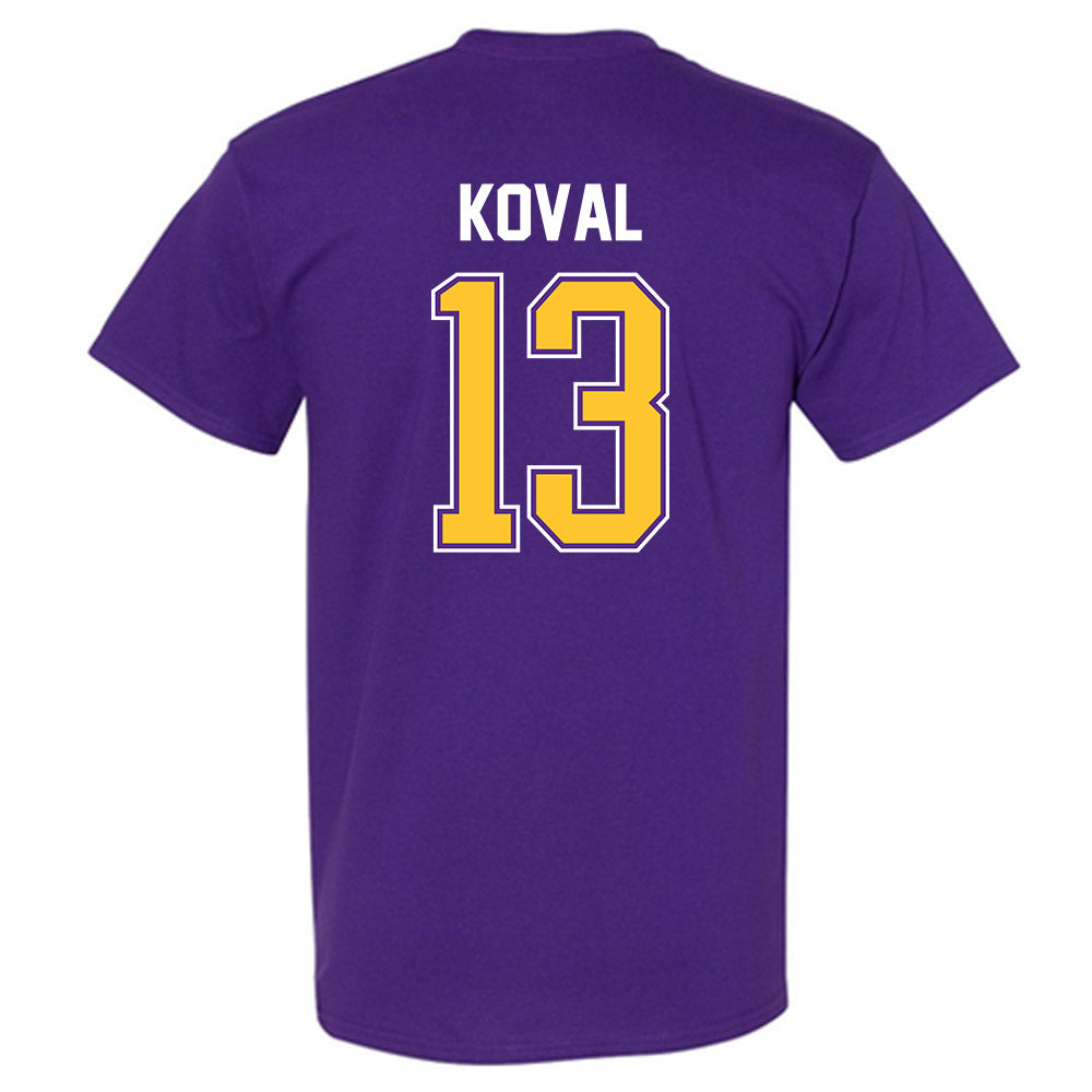 LSU - NCAA Women's Basketball : Kate Koval - NCAA® March Madness® 2025 Shersey T-Shirt-1