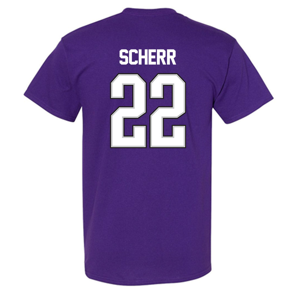 TCU - NCAA Women's Basketball : Maddie Scherr - NCAA® March Madness® 2025 Shersey T-Shirt-1