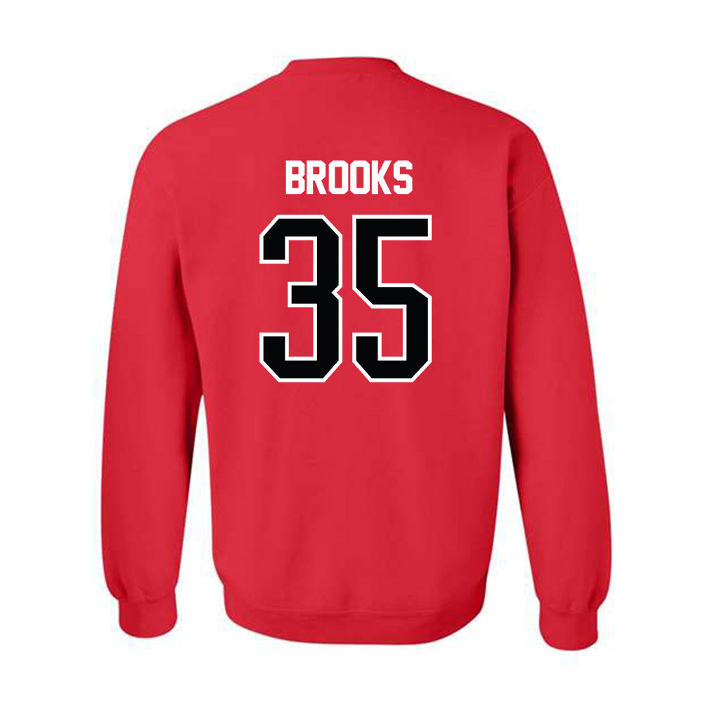 NC State - NCAA Women's Basketball : Zoe Brooks - NCAA® March Madness® 2025 Shersey Crewneck Sweatshirt-1