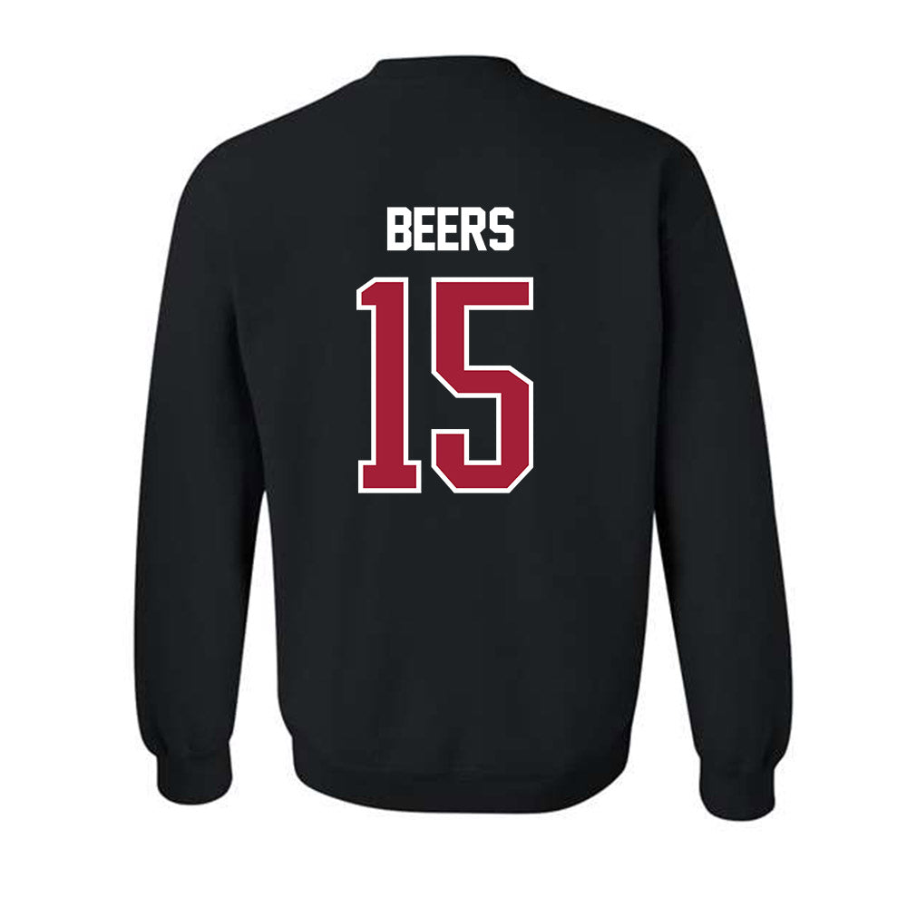 Oklahoma - NCAA Women's Basketball : Raegan Beers - NCAA® March Madness® 2025 Shersey Crewneck Sweatshirt-1