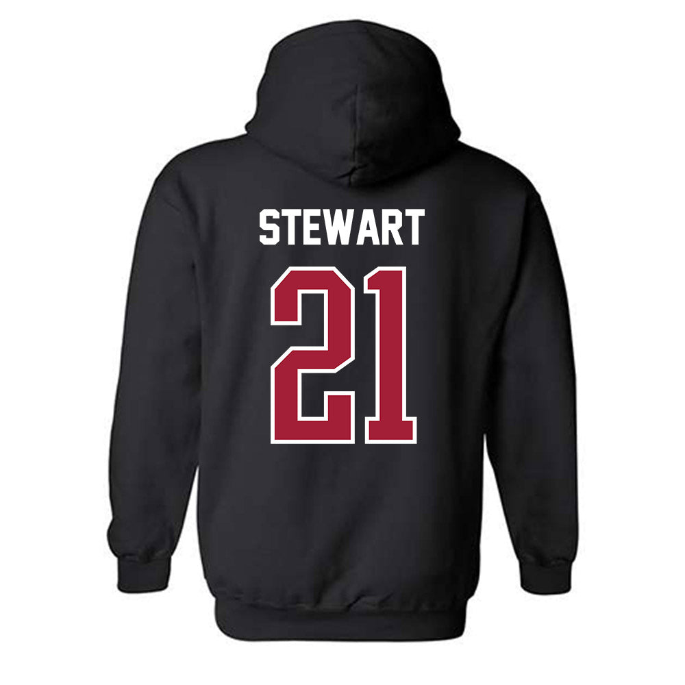 Oklahoma - NCAA Women's Basketball : Brooklyn Stewart - NCAA® March Madness® 2025 Shersey Hooded Sweatshirt-1