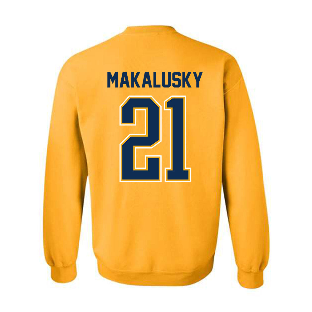 West Virginia - NCAA Women's Basketball : Riley Makalusky - NCAA® March Madness® 2025 Shersey Crewneck Sweatshirt-1
