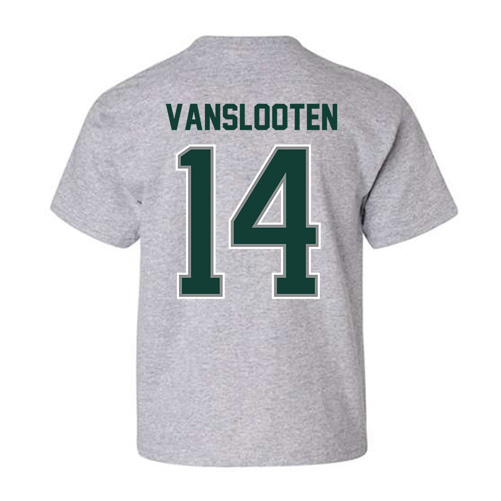 Michigan State - NCAA Women's Basketball : Grace VanSlooten - NCAA® March Madness® 2025 Shersey Youth T-Shirt-1