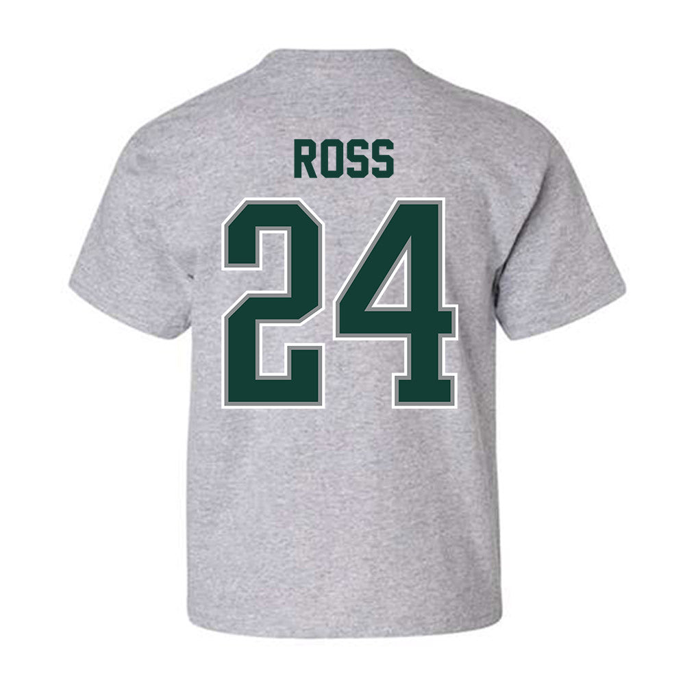 Michigan State - NCAA Women's Basketball : Lauren Ross - NCAA® March Madness® 2025 Shersey Youth T-Shirt-1