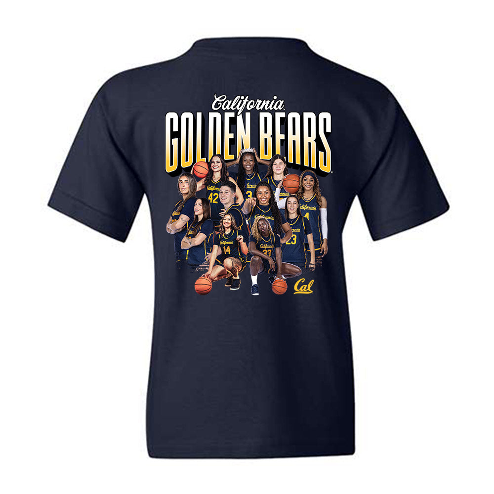 UC Berkeley - NCAA Women's Basketball : - NCAA® March Madness® 2025 Team Youth T-Shirt-1