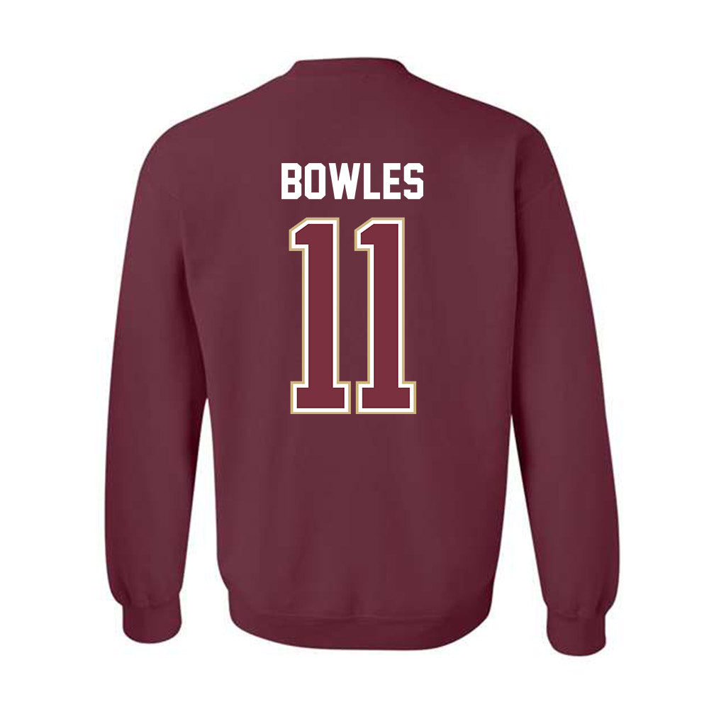 FSU - NCAA Women's Basketball : Sydney Bowles - NCAA® March Madness® 2025 Shersey Crewneck Sweatshirt-1