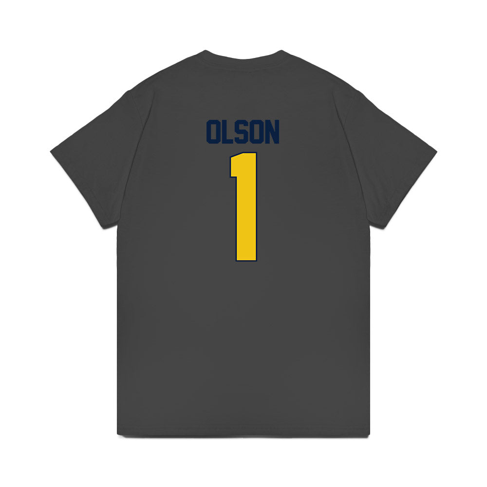 Michigan - NCAA Women's Basketball : Olivia Olson - NCAA® March Madness® 2025 Shersey Premium T-Shirt-1