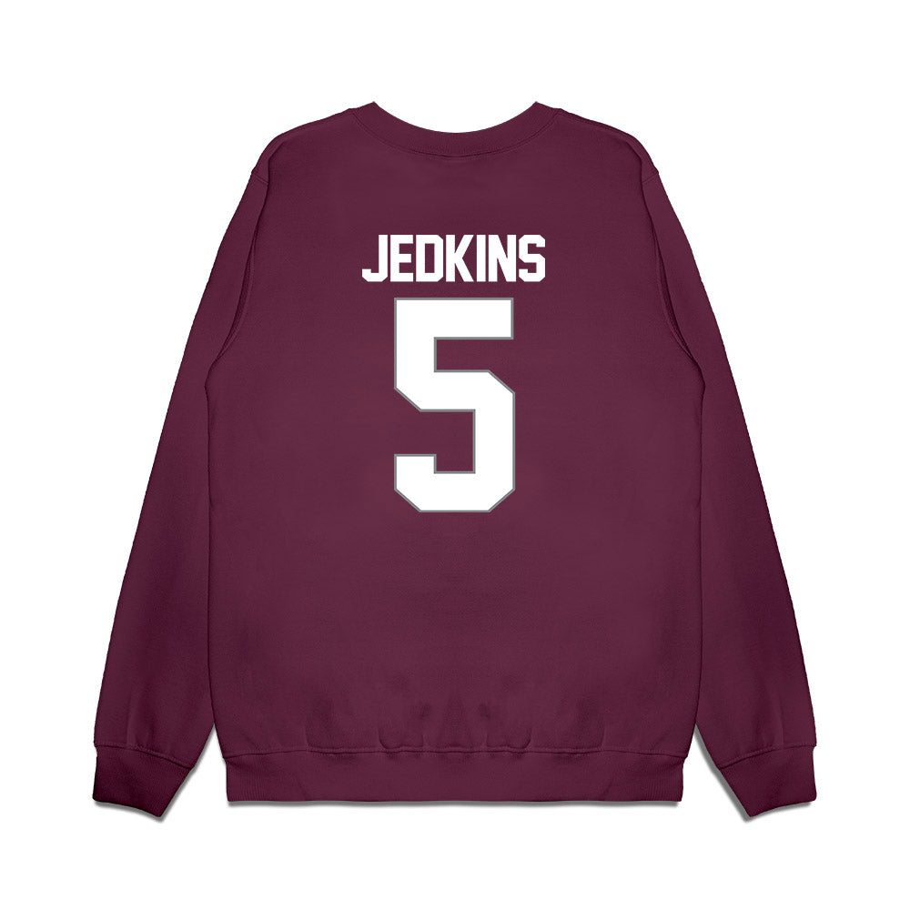 Montana - NCAA Men's Basketball : Amari Jedkins - NCAA® March Madness® 2025 Shersey Crewneck Sweatshirt-1
