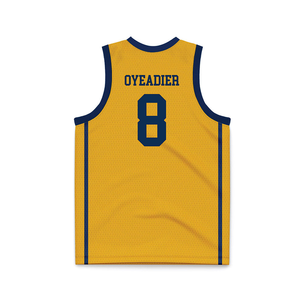 West Virginia - NCAA Men's Basketball : Abraham Oyeadier - Basketball Jersey-1
