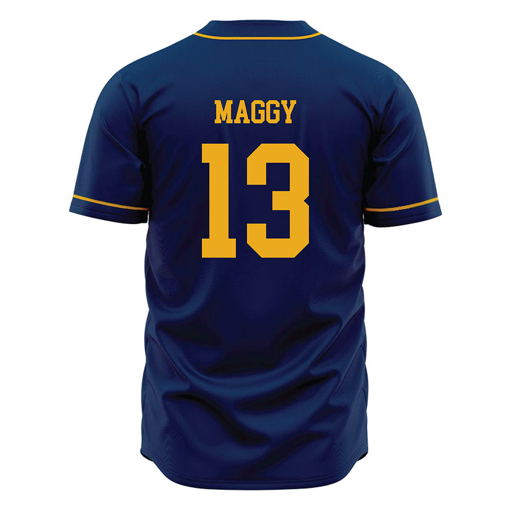 West Virginia - NCAA Baseball : Ryan Maggy - Home Jersey-1