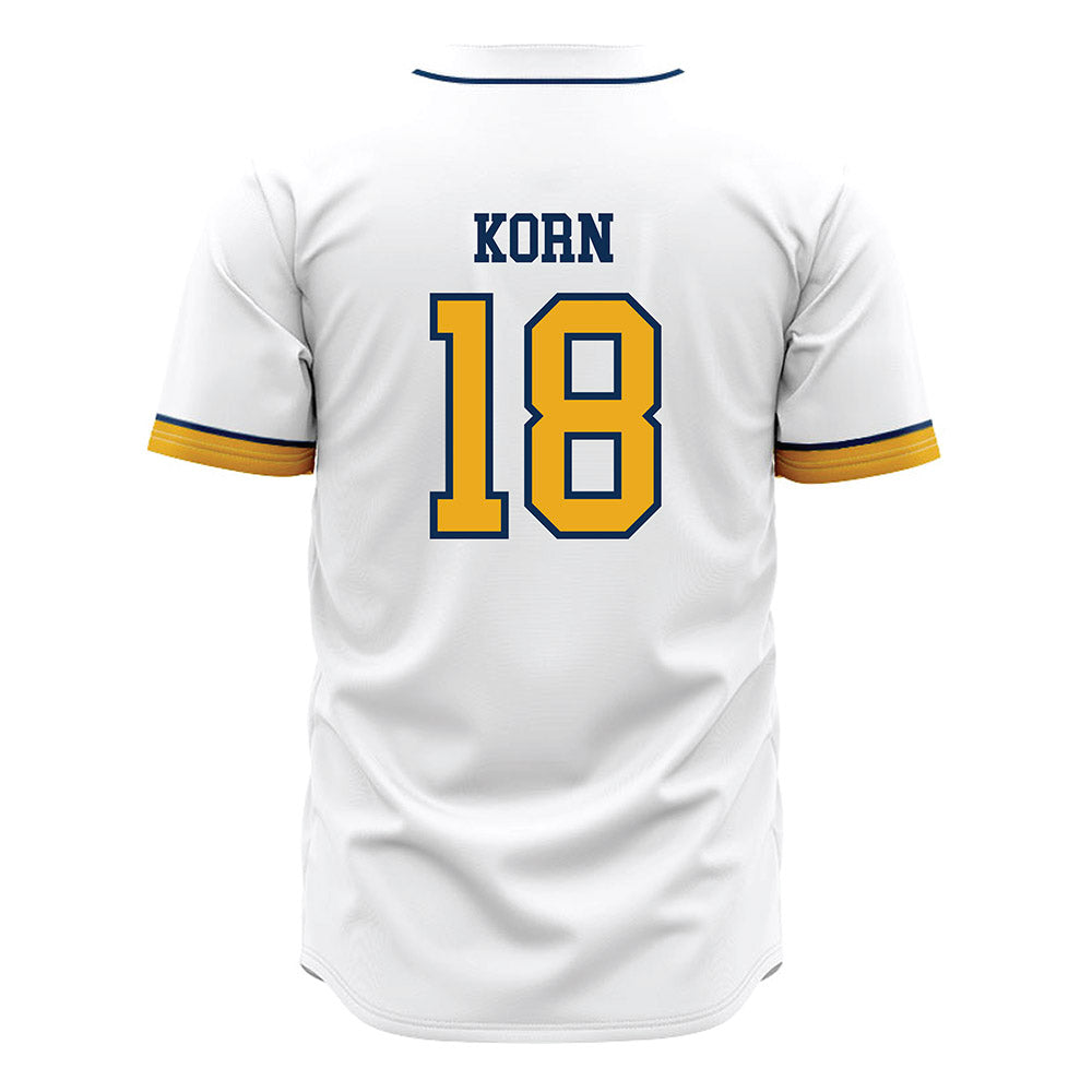 West Virginia - NCAA Baseball : Ian Korn - Away Fashion Jersey-1