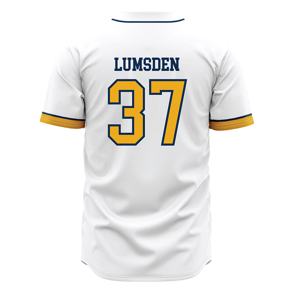 West Virginia - NCAA Baseball : Benjamin Lumsden - Away Fashion Jersey-1
