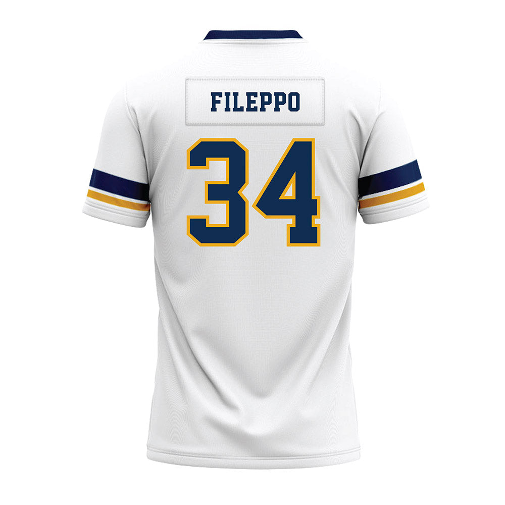 West Virginia - NCAA Football : Chris Fileppo - White Premium Football Jersey-1