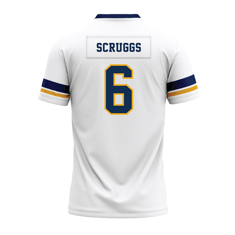 West Virginia - NCAA Football : Jordan Scruggs - White Premium Football Jersey-1