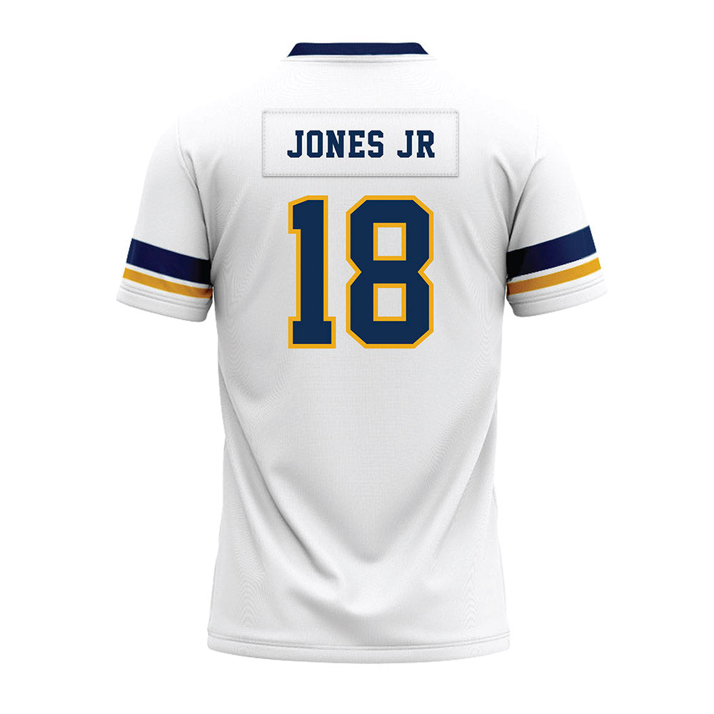 West Virginia - NCAA Football : Curtis Jones Jr - White Premium Football Jersey-1