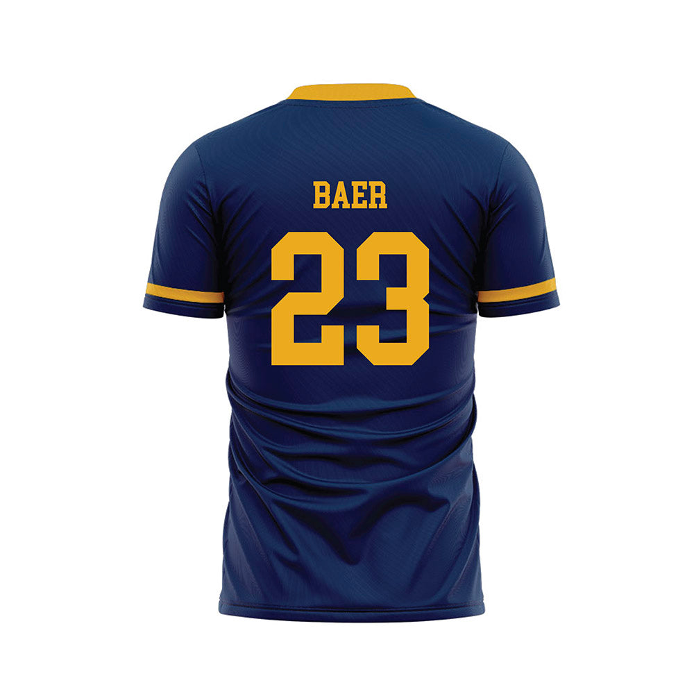 West Virginia - NCAA Men's Soccer : Ryan Baer - Home Soccer Jersey-1