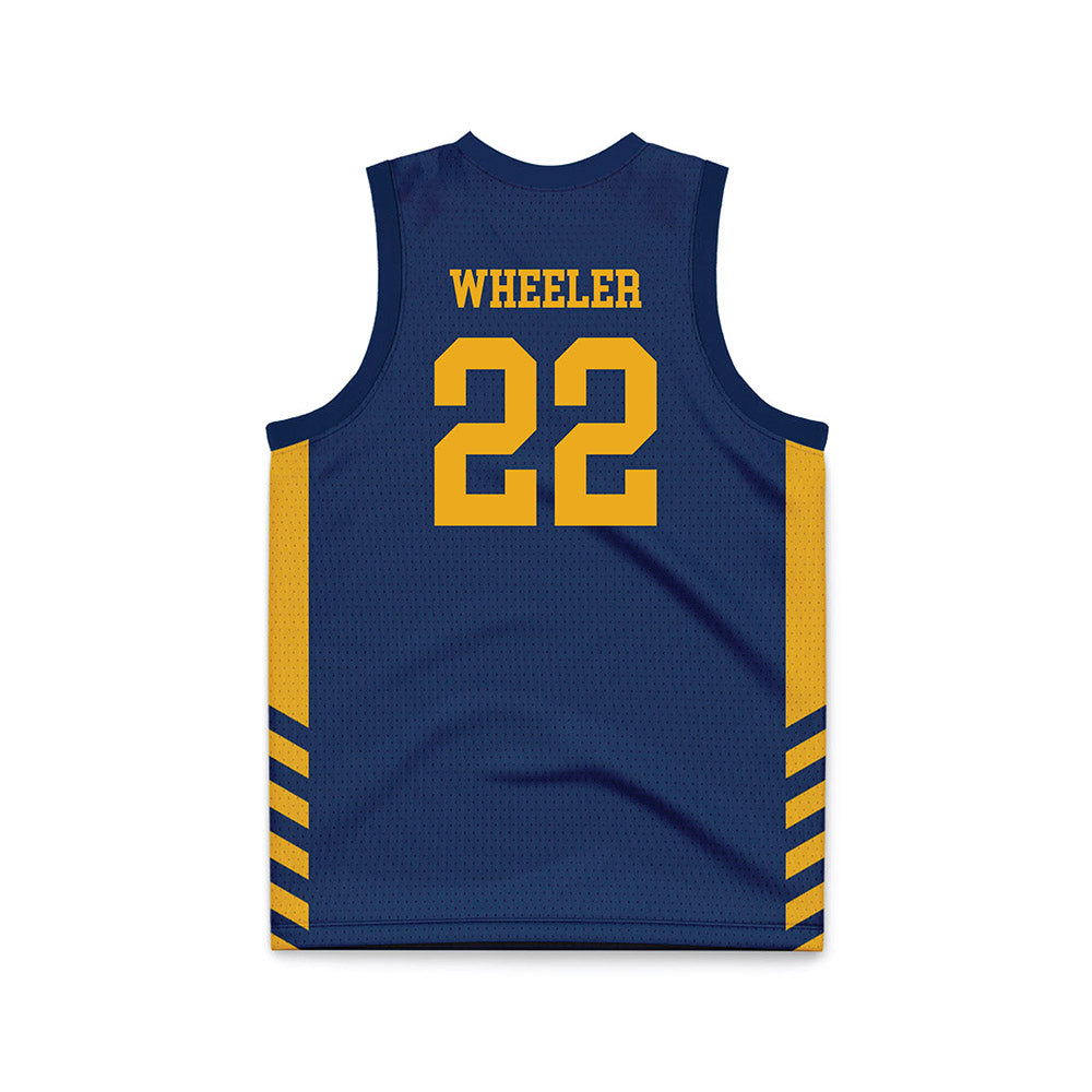 West Virginia - NCAA Women's Basketball : Kierra Wheeler - Home Basketball Jersey-1