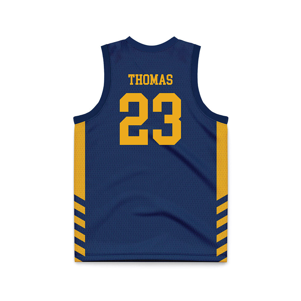West Virginia - NCAA Women's Basketball : Jordan Thomas - Home Basketball Jersey-1