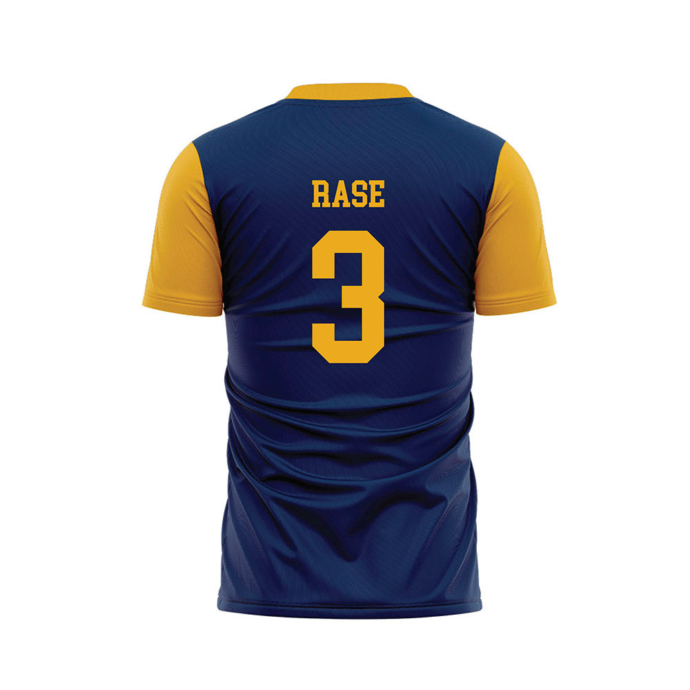 West Virginia - NCAA Women's Soccer : Jacey Rase - Blue Soccer Jersey-1