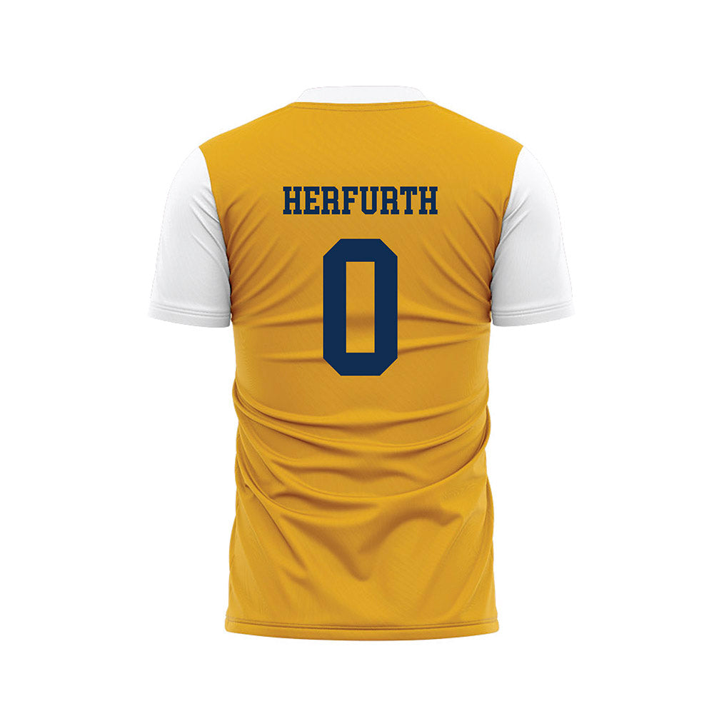 West Virginia - NCAA Women's Soccer : Bailey Herfurth - Soccer Jersey-1