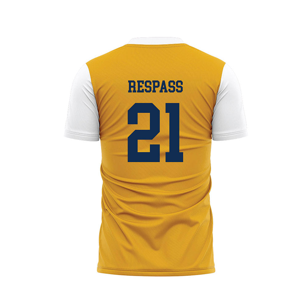 West Virginia - NCAA Women's Soccer : Ajanae Respass - Soccer Jersey-1