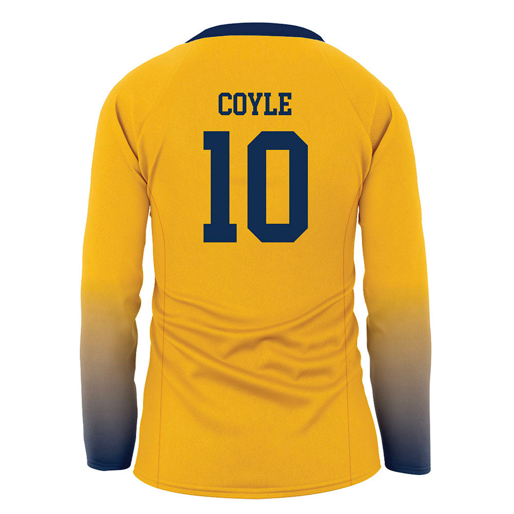 West Virginia - NCAA Women's Volleyball : Quincey Coyle - Away Volleyball Jersey-1