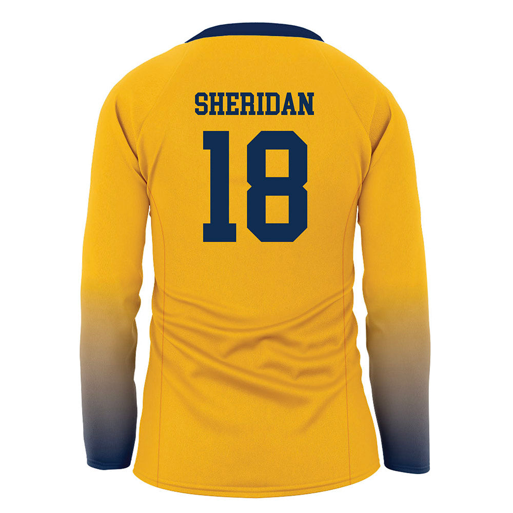 West Virginia - NCAA Women's Volleyball : Trinity Sheridan - Away Volleyball Jersey-1