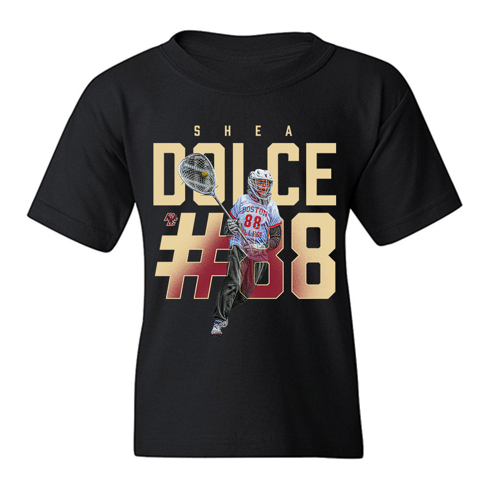 Boston College - NCAA Women's Lacrosse : Shea Dolce - Collage Youth T-Shirt-0
