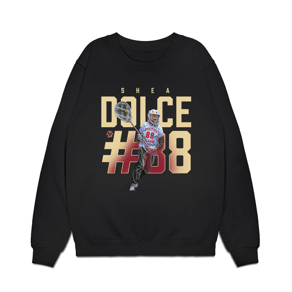 Boston College - NCAA Women's Lacrosse : Shea Dolce - Collage Premium Crewneck Sweatshirt-0