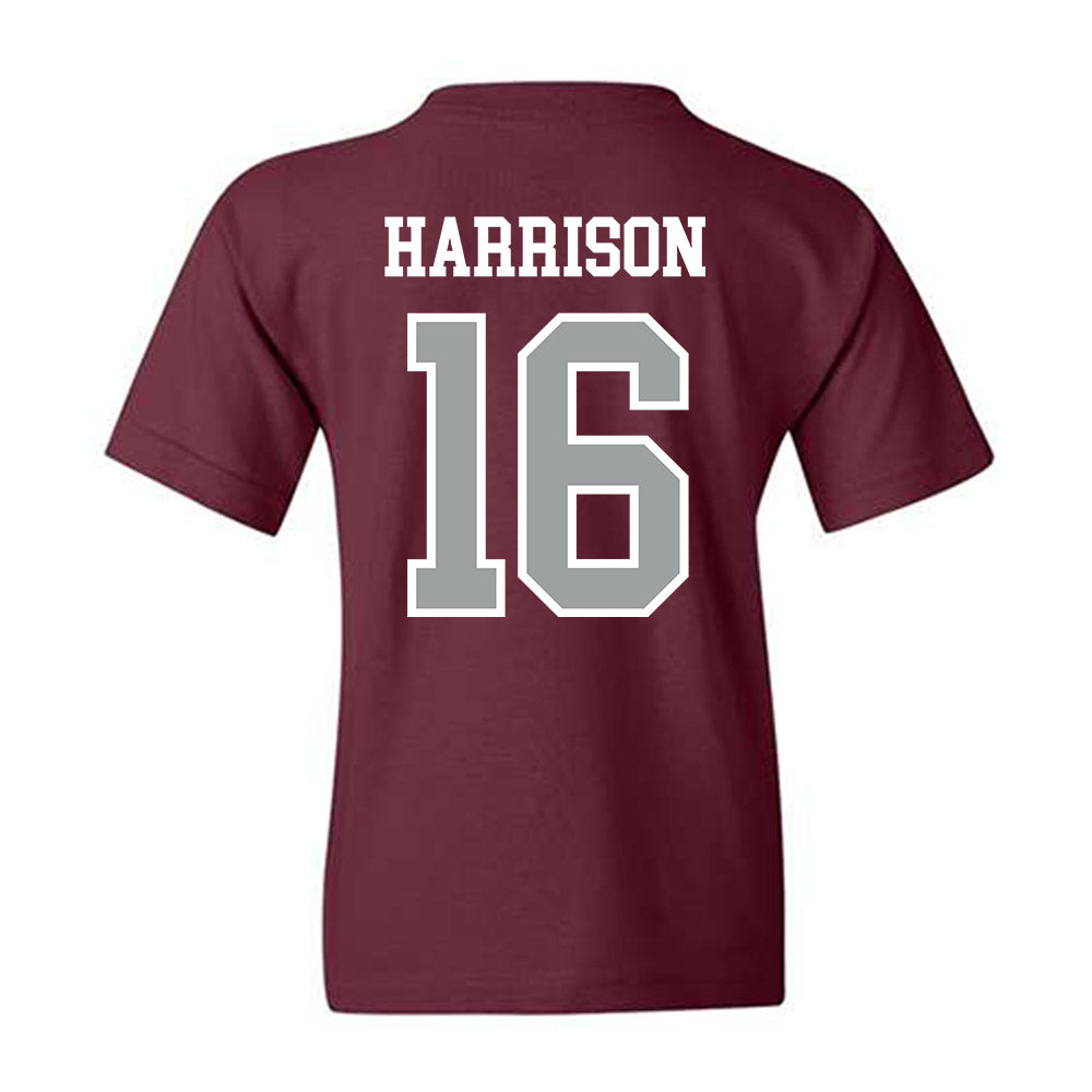 Texas A&M - NCAA Baseball : Bear Harrison - Sports Shersey Youth T-Shirt-1
