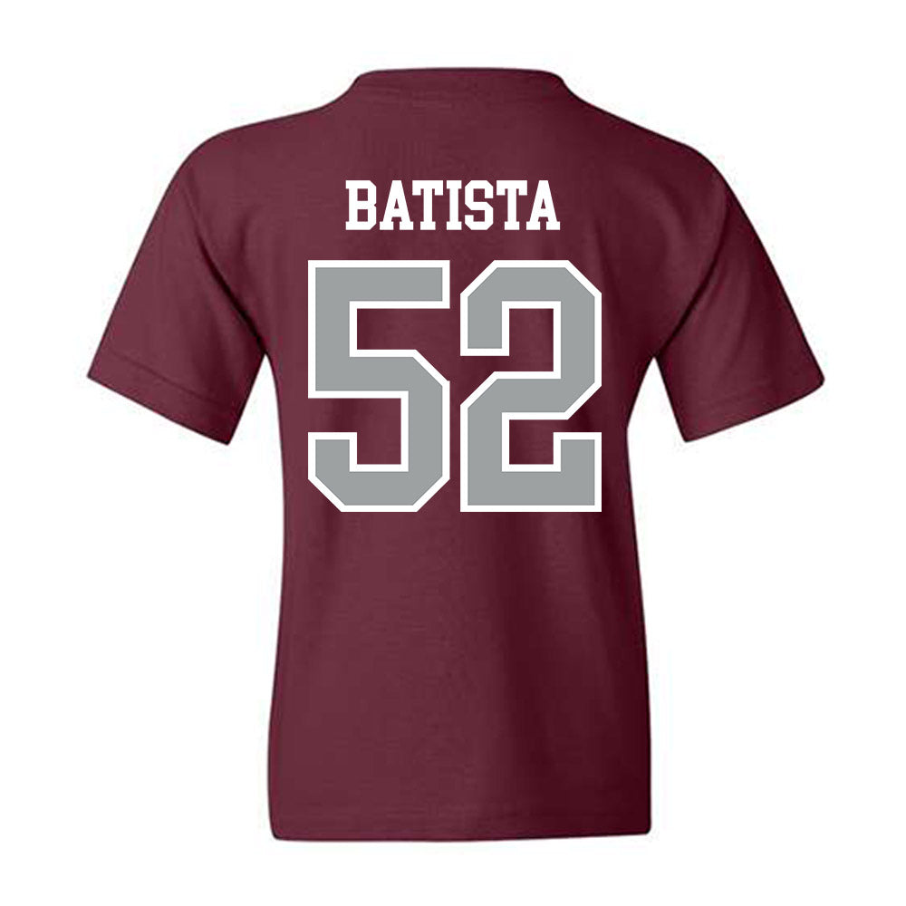 Texas A&M - NCAA Baseball : Elijah Batista - Sports Shersey Youth T-Shirt-1
