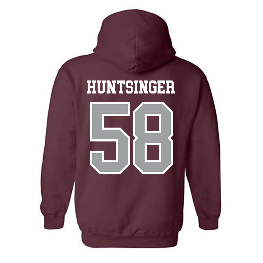 Texas A&M - NCAA Football : William Huntsinger - Sports Shersey Hooded Sweatshirt-1