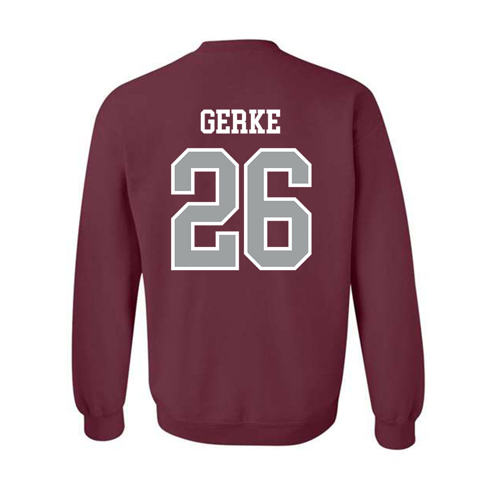 Texas A&M - NCAA Football : Layne Gerke - Sports Shersey Crewneck Sweatshirt-1