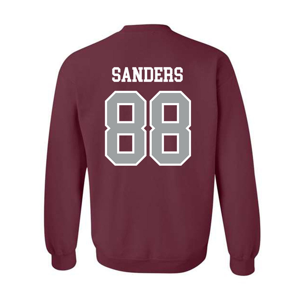 Texas A&M - NCAA Football : DJ Sanders - Sports Shersey Crewneck Sweatshirt-1