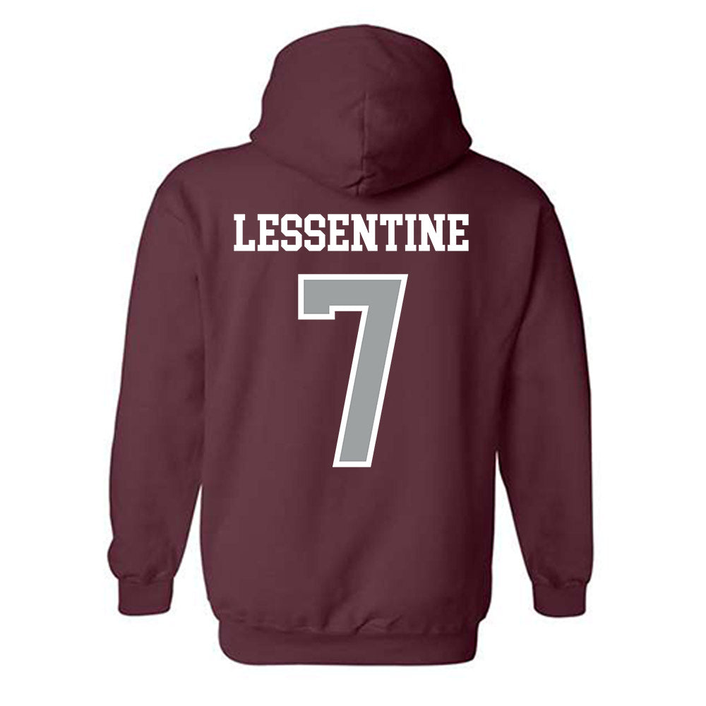 Texas A&M - NCAA Softball : Sydney Lessentine - Sports Shersey Hooded Sweatshirt-1