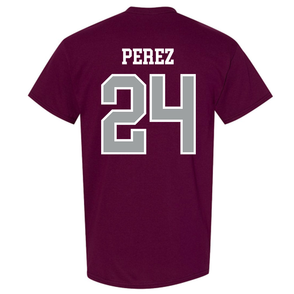 Texas A&M - NCAA Softball : Mya Perez - Sports Shersey T-Shirt-1