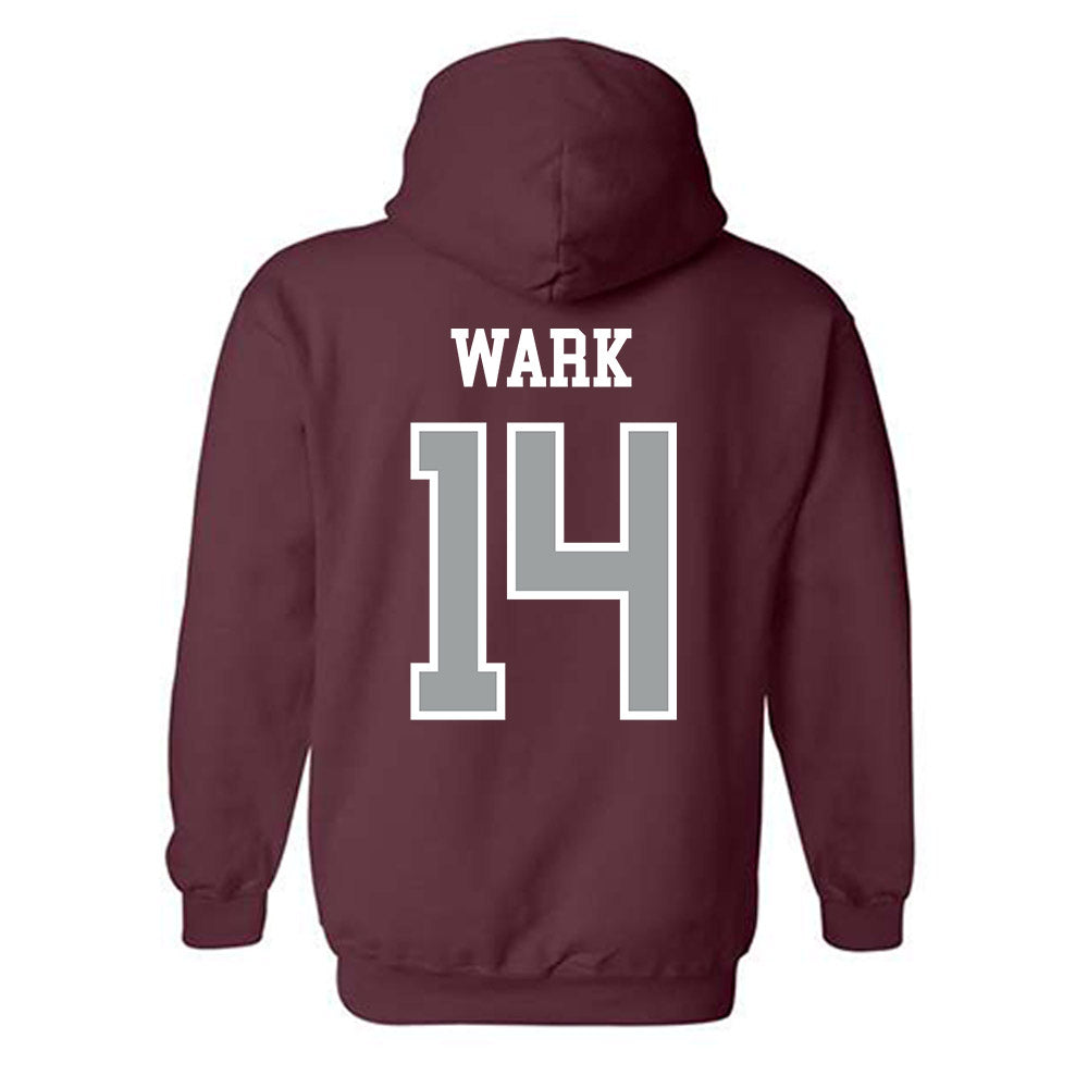 Texas A&M - NCAA Softball : Micaela Wark - Sports Shersey Hooded Sweatshirt-1