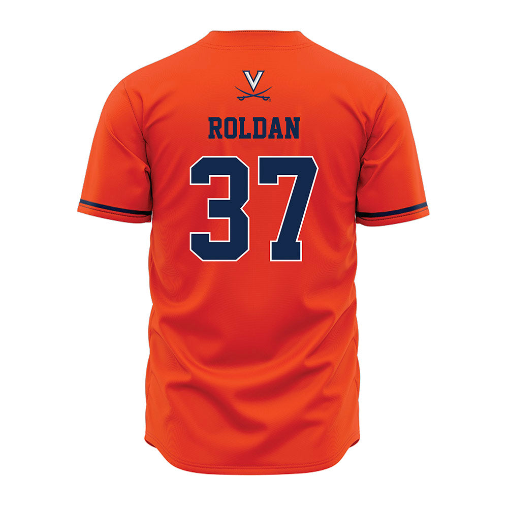 Virginia - NCAA Baseball : Tommy Roldan - Orange Jersey-1