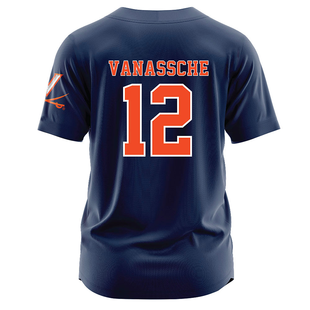 Virginia - NCAA Softball : Lauren VanAssche - Softball Jersey-1