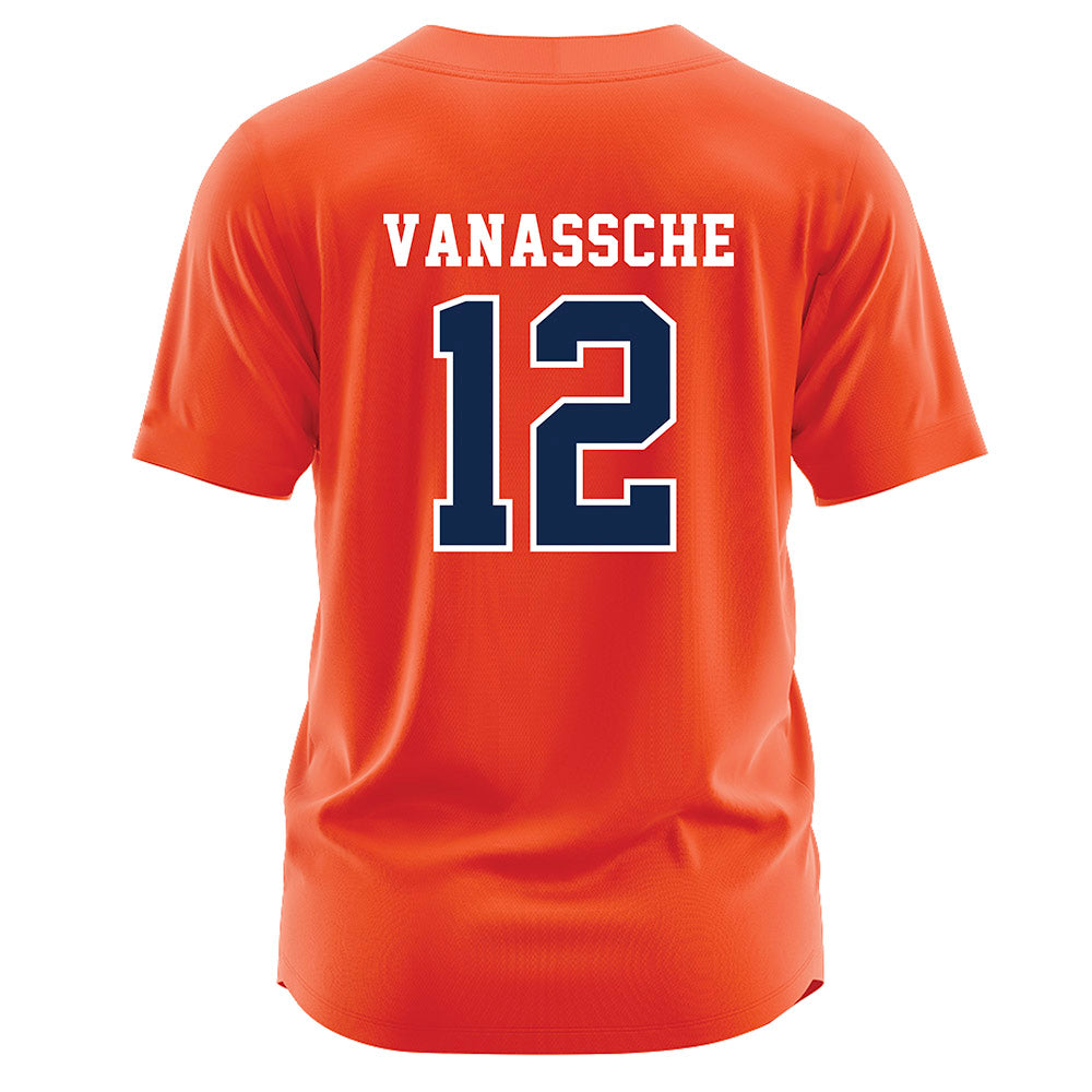 Virginia - NCAA Softball : Lauren VanAssche - Orange Jersey-1