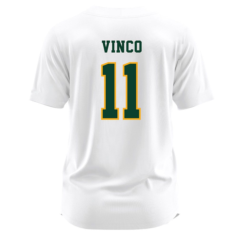 Wayne State - NCAA Softball : Ella Vinco - White Jersey-1