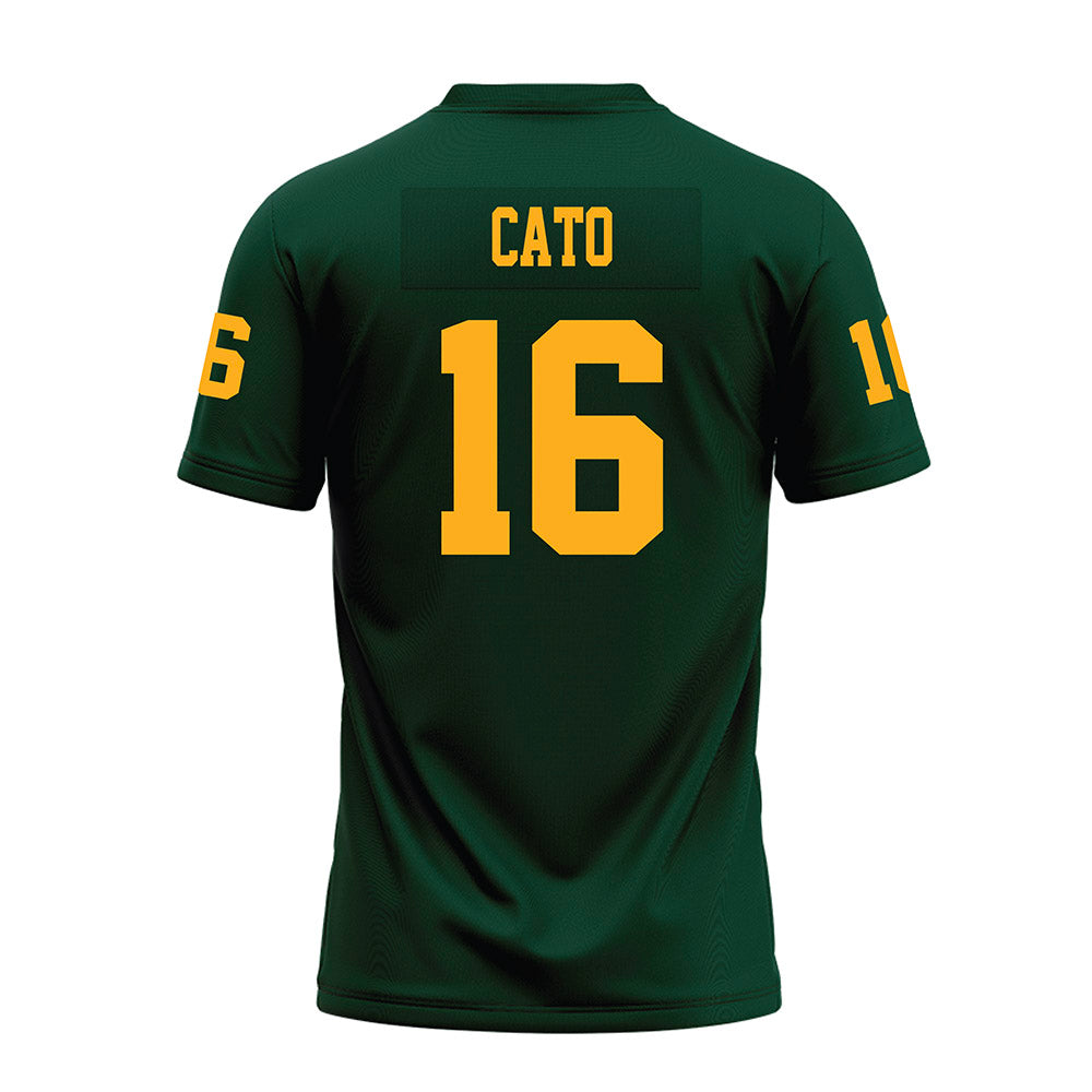 Wayne State - NCAA Football : Phillip Cato - Green Premium Football Jersey-1