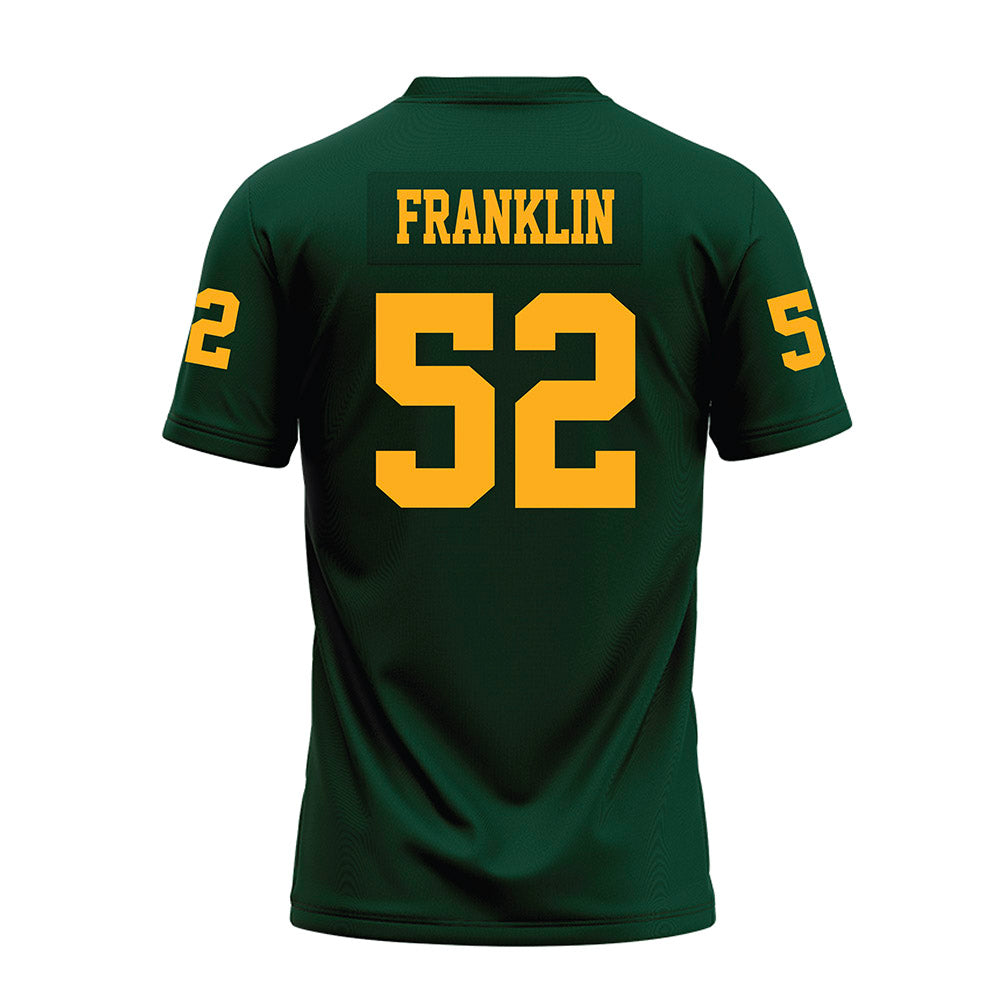 Wayne State - NCAA Football : Kenneth Franklin - Green Premium Football Jersey-1