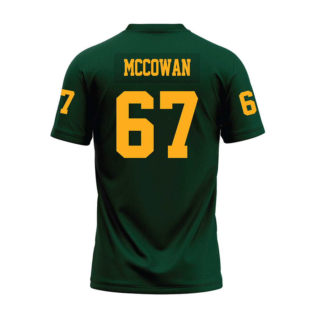 Wayne State - NCAA Football : Jack McCowan - Green Premium Football Jersey-1