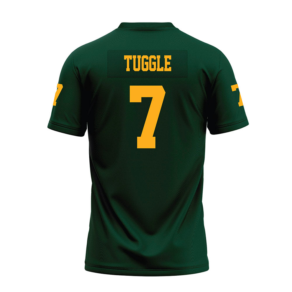 Wayne State - NCAA Football : Justyz Tuggle - Green Premium Football Jersey-1