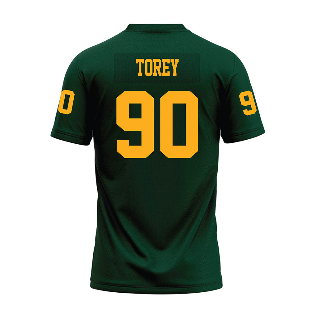 Wayne State - NCAA Football : Tyler Torey - Green Premium Football Jersey-1